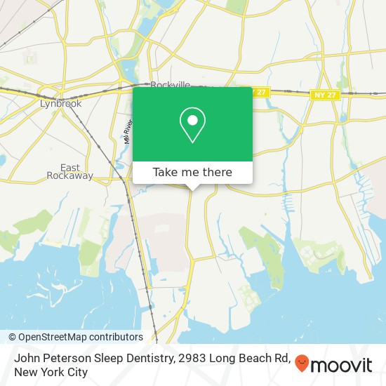 John Peterson Sleep Dentistry, 2983 Long Beach Rd map