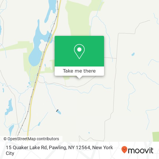 Mapa de 15 Quaker Lake Rd, Pawling, NY 12564