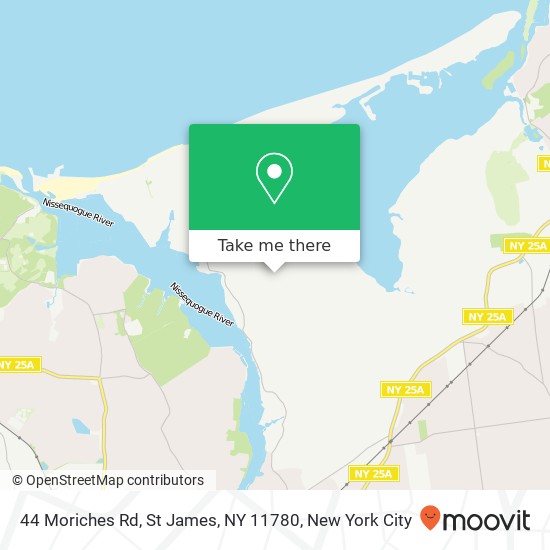 44 Moriches Rd, St James, NY 11780 map