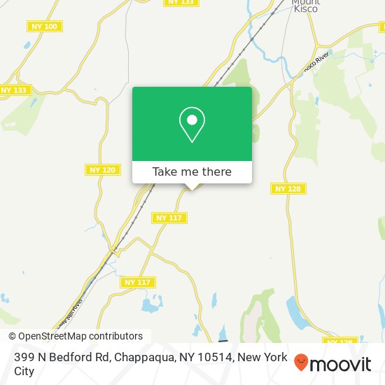 399 N Bedford Rd, Chappaqua, NY 10514 map