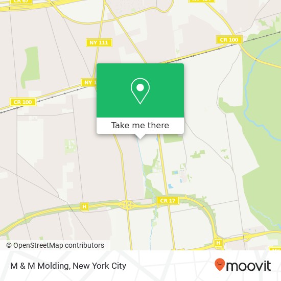 M & M Molding map
