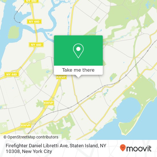 Firefighter Daniel Libretti Ave, Staten Island, NY 10308 map