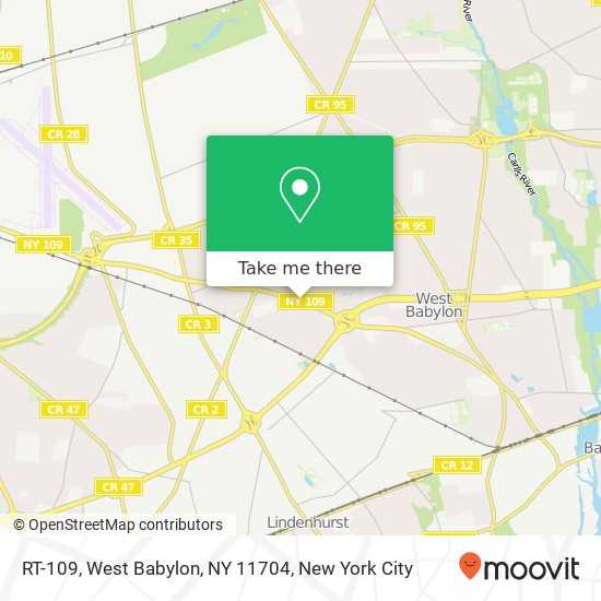 RT-109, West Babylon, NY 11704 map