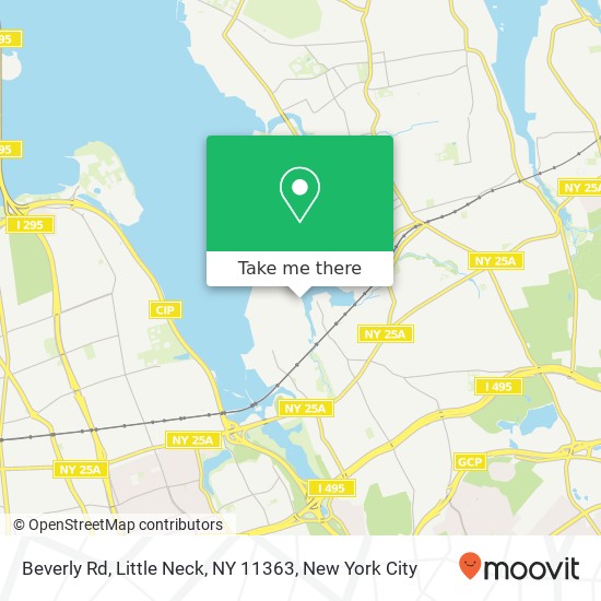 Mapa de Beverly Rd, Little Neck, NY 11363