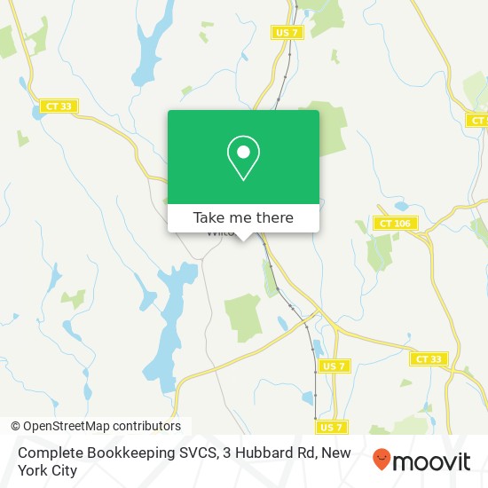 Complete Bookkeeping SVCS, 3 Hubbard Rd map