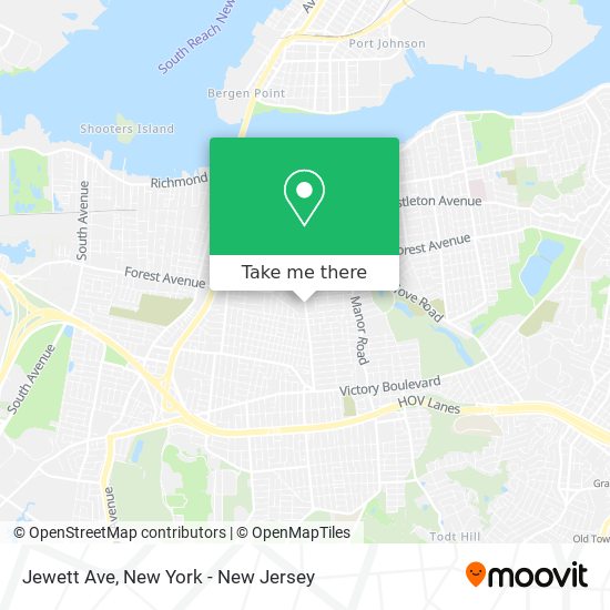 Mapa de Jewett Ave