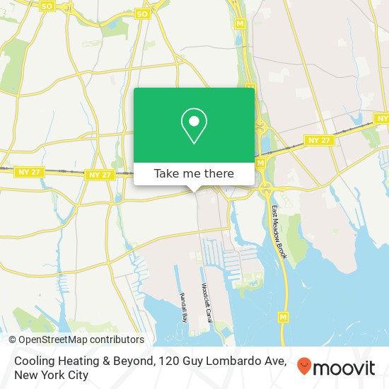 Mapa de Cooling Heating & Beyond, 120 Guy Lombardo Ave