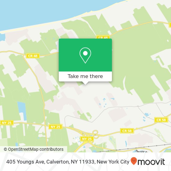 405 Youngs Ave, Calverton, NY 11933 map