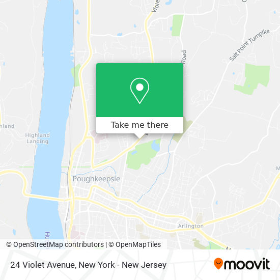 Mapa de 24 Violet Avenue
