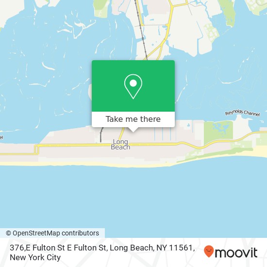 Mapa de 376,E Fulton St E Fulton St, Long Beach, NY 11561