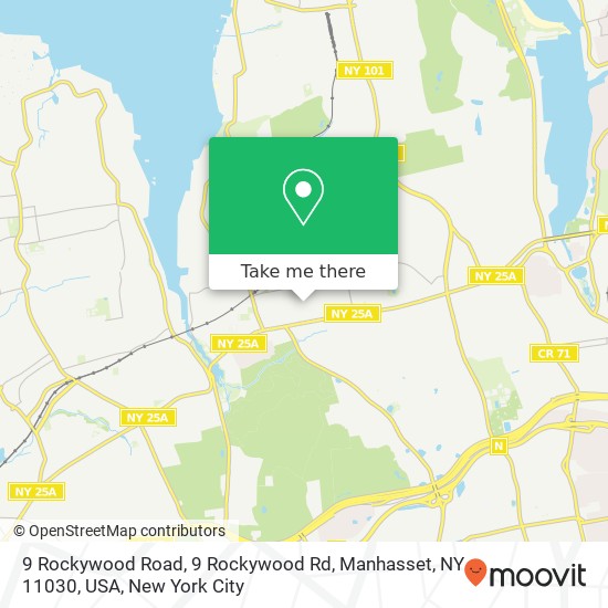 9 Rockywood Road, 9 Rockywood Rd, Manhasset, NY 11030, USA map