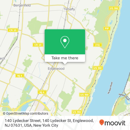 140 Lydecker Street, 140 Lydecker St, Englewood, NJ 07631, USA map