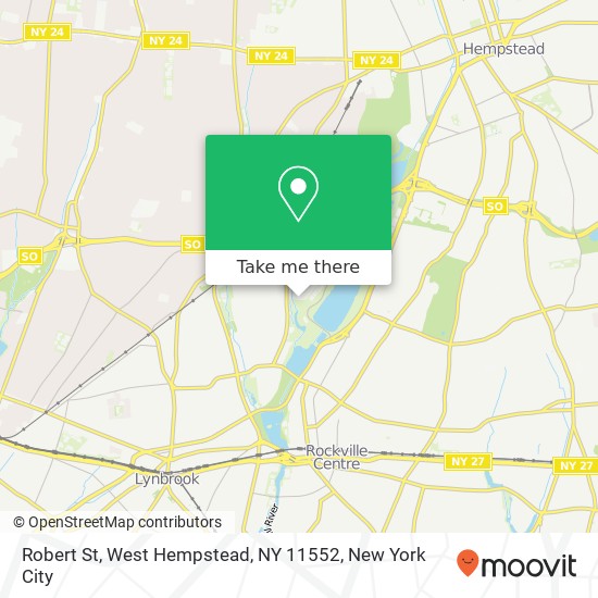 Robert St, West Hempstead, NY 11552 map