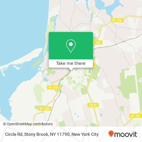 Circle Rd, Stony Brook, NY 11790 map