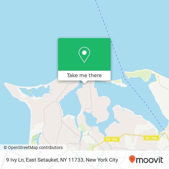 9 Ivy Ln, East Setauket, NY 11733 map