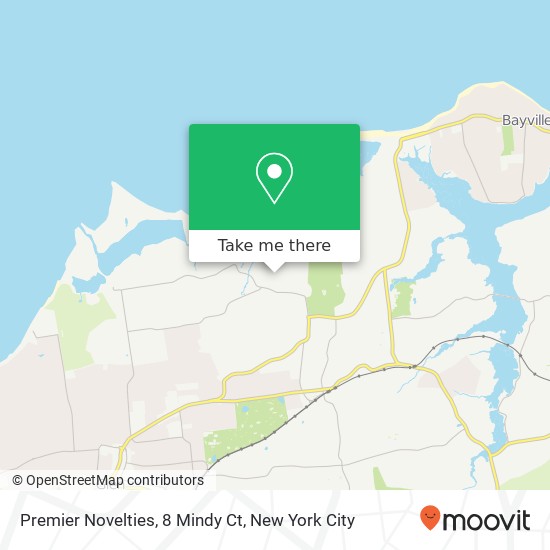 Mapa de Premier Novelties, 8 Mindy Ct