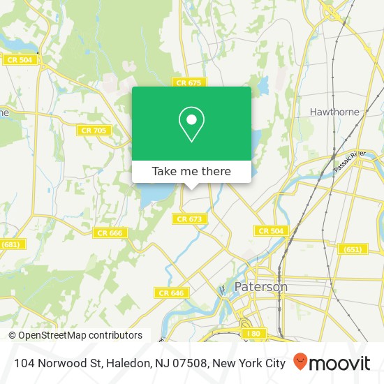 104 Norwood St, Haledon, NJ 07508 map
