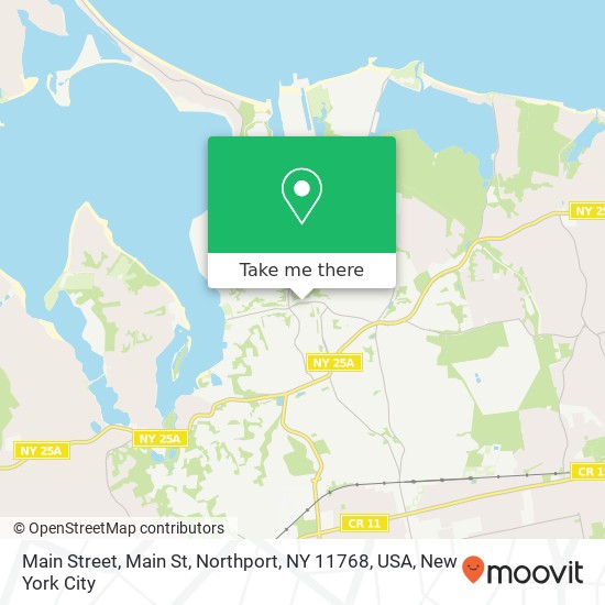 Mapa de Main Street, Main St, Northport, NY 11768, USA