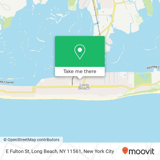 Mapa de E Fulton St, Long Beach, NY 11561