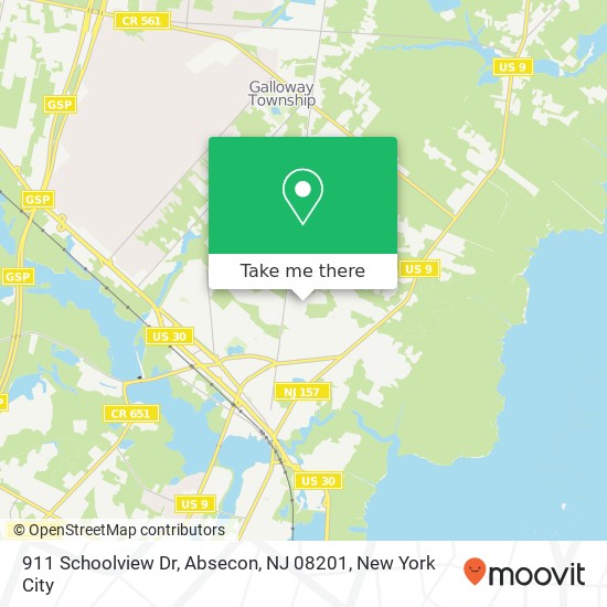 911 Schoolview Dr, Absecon, NJ 08201 map