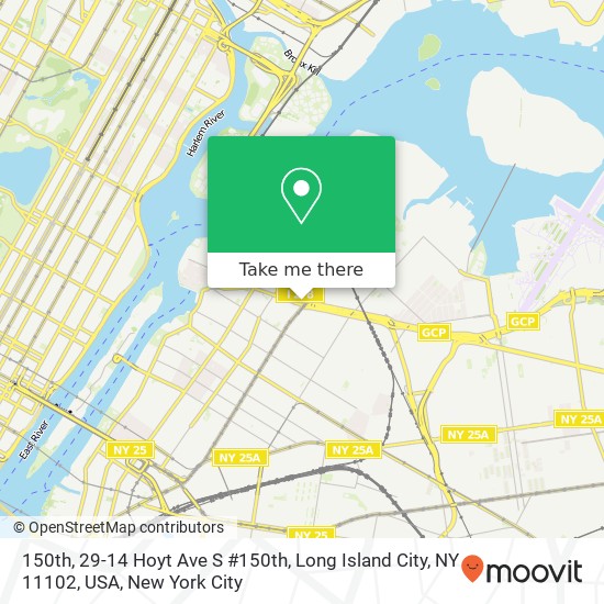 Mapa de 150th, 29-14 Hoyt Ave S #150th, Long Island City, NY 11102, USA