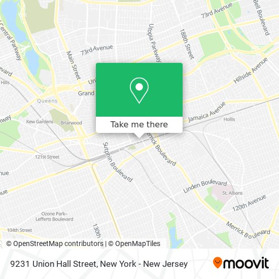 Mapa de 9231 Union Hall Street