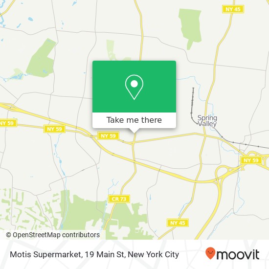 Motis Supermarket, 19 Main St map