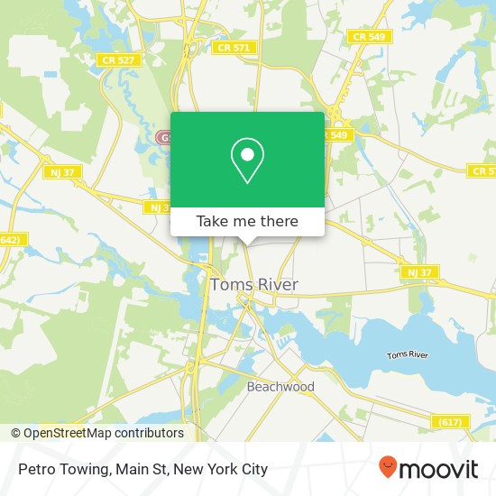 Mapa de Petro Towing, Main St
