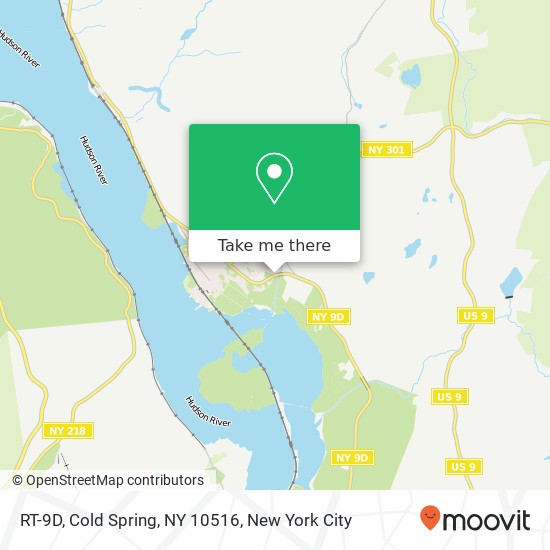 Mapa de RT-9D, Cold Spring, NY 10516