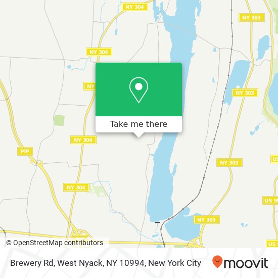 Brewery Rd, West Nyack, NY 10994 map