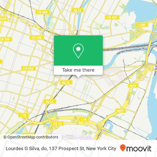 Lourdes G Silva, do, 137 Prospect St map