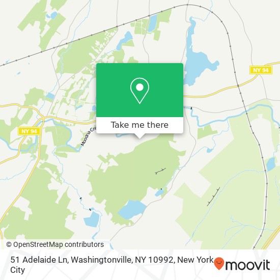 51 Adelaide Ln, Washingtonville, NY 10992 map