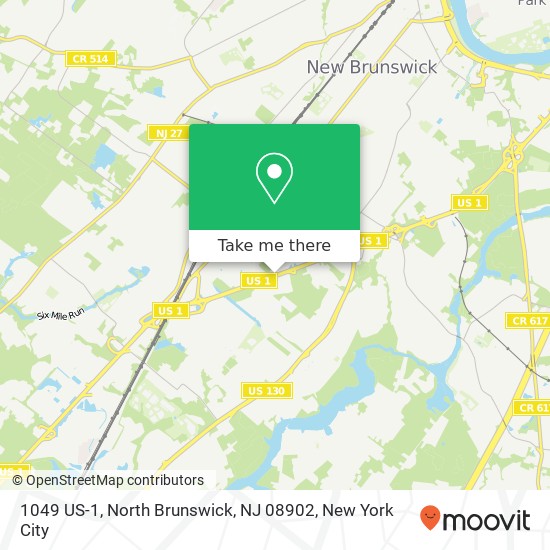 Mapa de 1049 US-1, North Brunswick, NJ 08902
