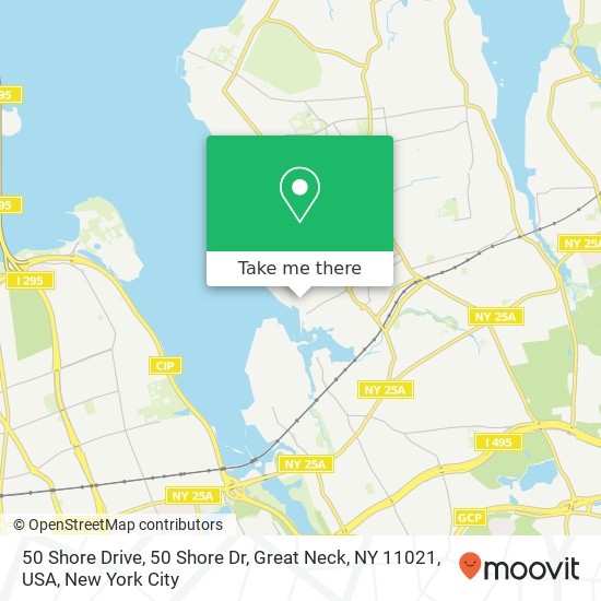 50 Shore Drive, 50 Shore Dr, Great Neck, NY 11021, USA map