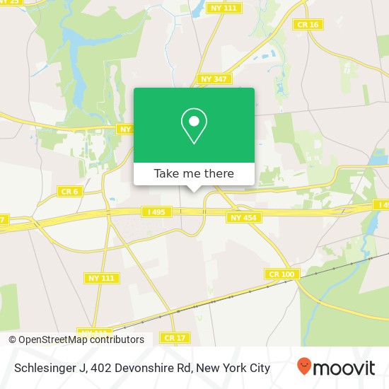 Schlesinger J, 402 Devonshire Rd map
