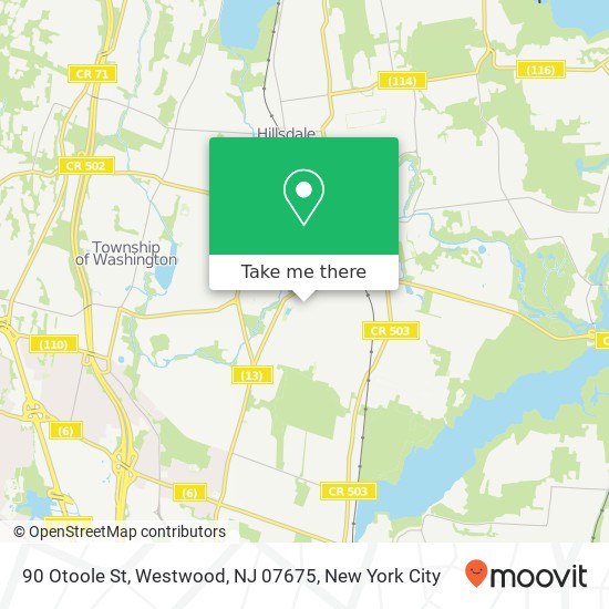 90 Otoole St, Westwood, NJ 07675 map