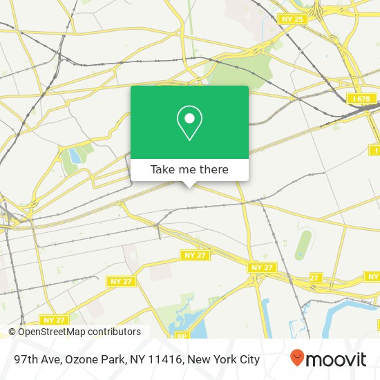 Mapa de 97th Ave, Ozone Park, NY 11416