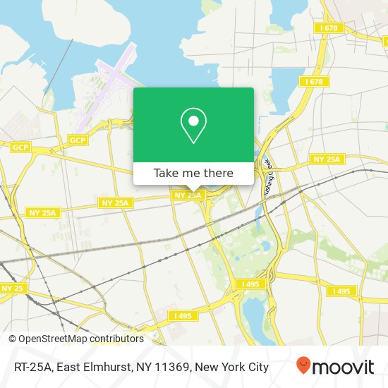 RT-25A, East Elmhurst, NY 11369 map