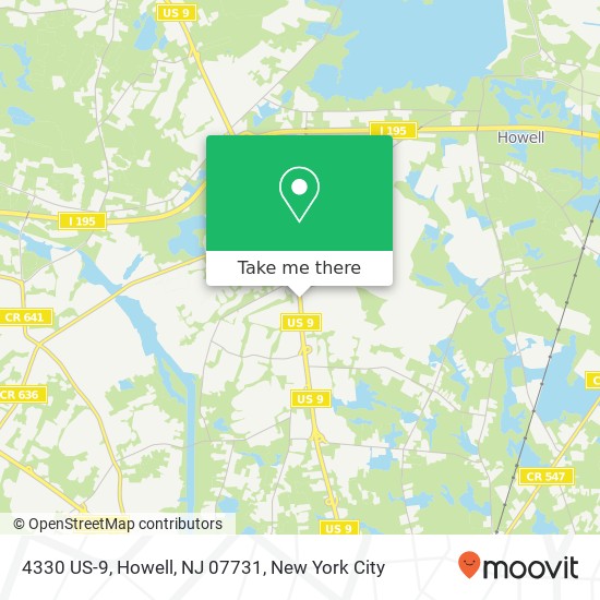 4330 US-9, Howell, NJ 07731 map