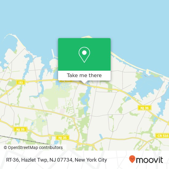 RT-36, Hazlet Twp, NJ 07734 map