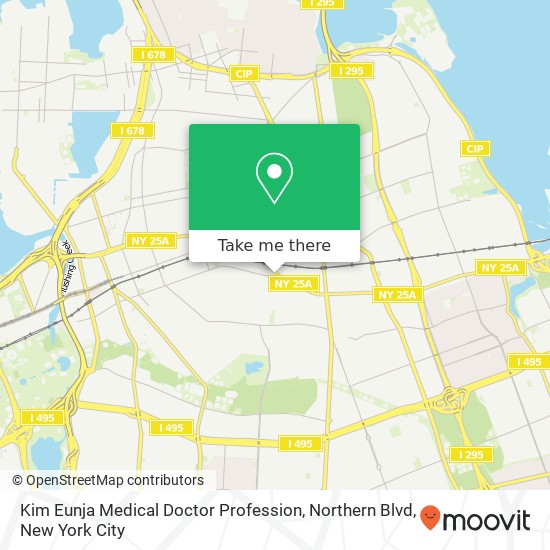 Mapa de Kim Eunja Medical Doctor Profession, Northern Blvd