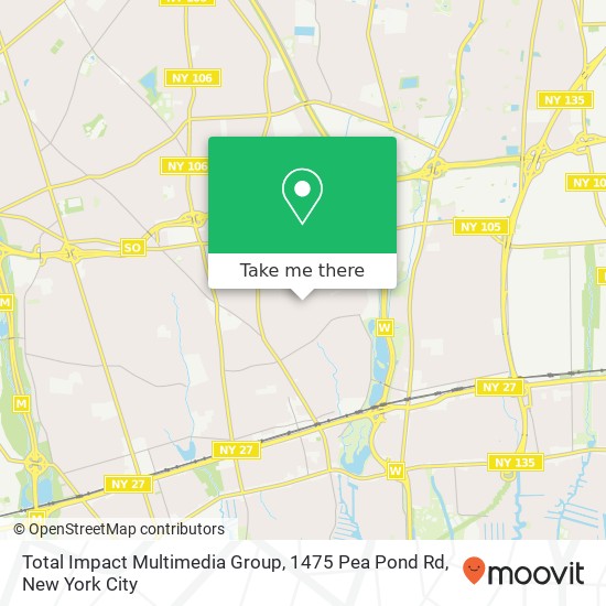 Mapa de Total Impact Multimedia Group, 1475 Pea Pond Rd