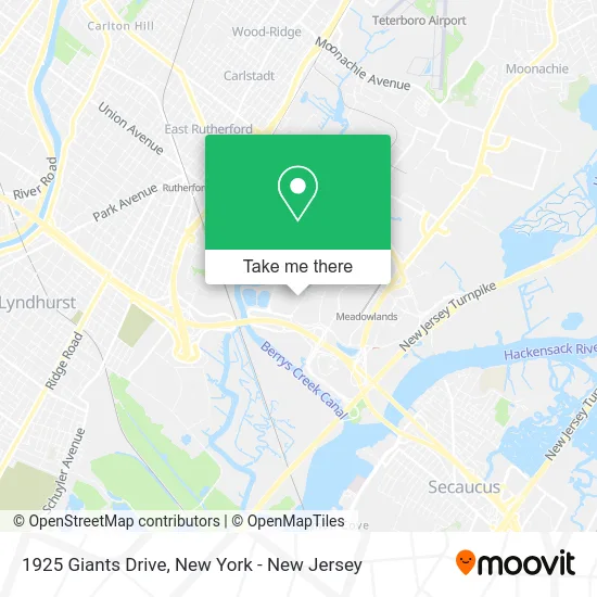 1925 Giants Drive map