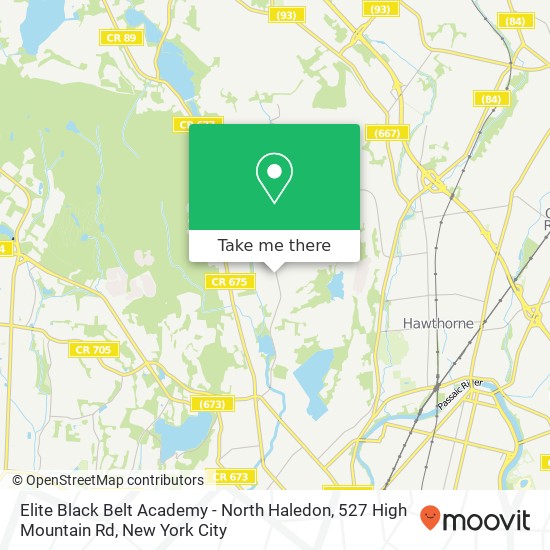 Mapa de Elite Black Belt Academy - North Haledon, 527 High Mountain Rd