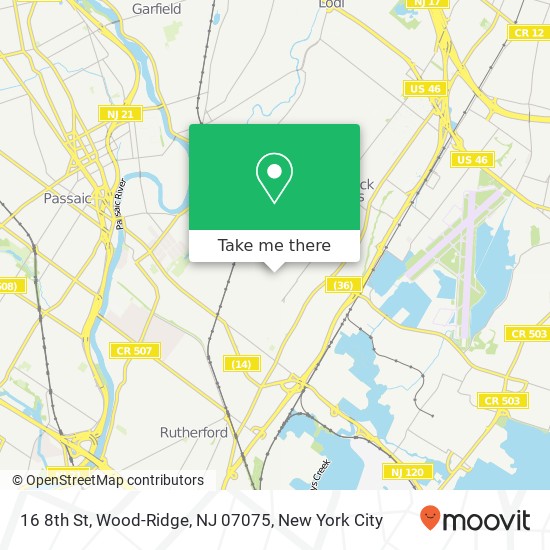 16 8th St, Wood-Ridge, NJ 07075 map