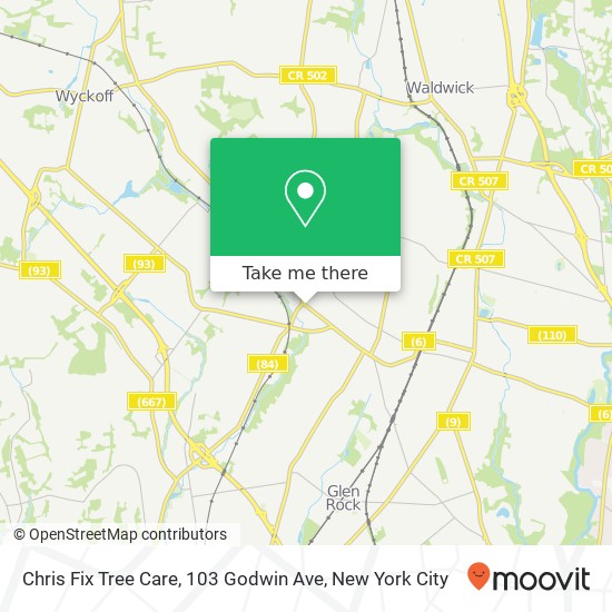 Chris Fix Tree Care, 103 Godwin Ave map