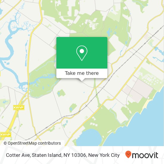 Cotter Ave, Staten Island, NY 10306 map