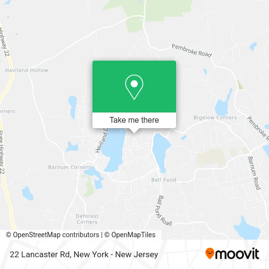 22 Lancaster Rd map