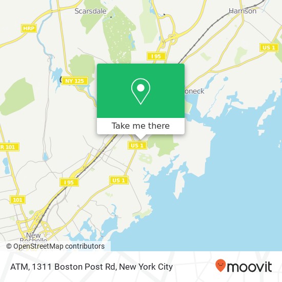 ATM, 1311 Boston Post Rd map