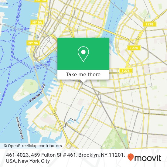 461-4023, 459 Fulton St # 461, Brooklyn, NY 11201, USA map